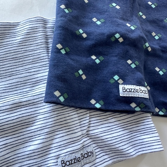 Bazzle Baby Drool Bibs Infinity Scarf 2 Bandobibs Blue - Picture 3 of 5